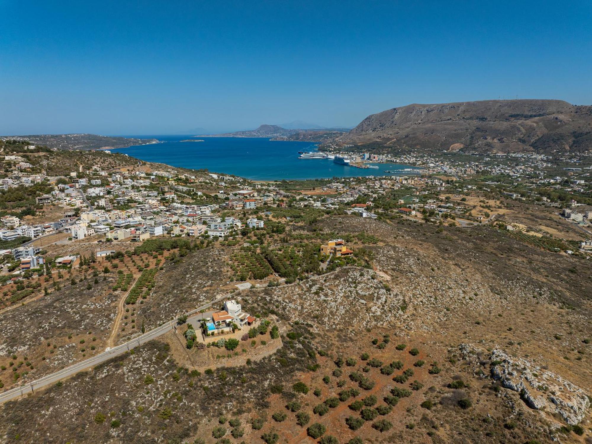 Karmilos hill villa La Canea Exterior foto