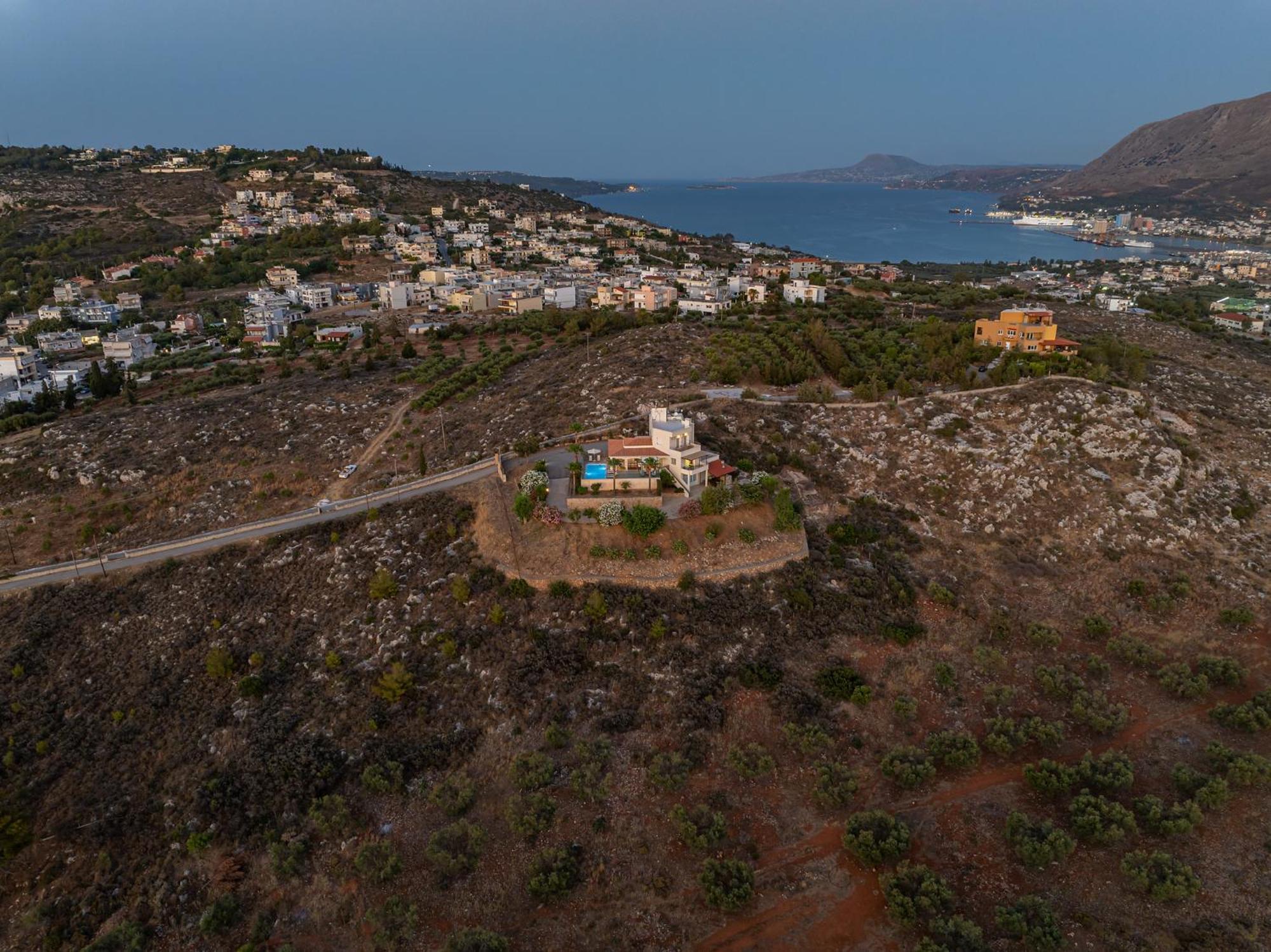 Karmilos hill villa La Canea Exterior foto
