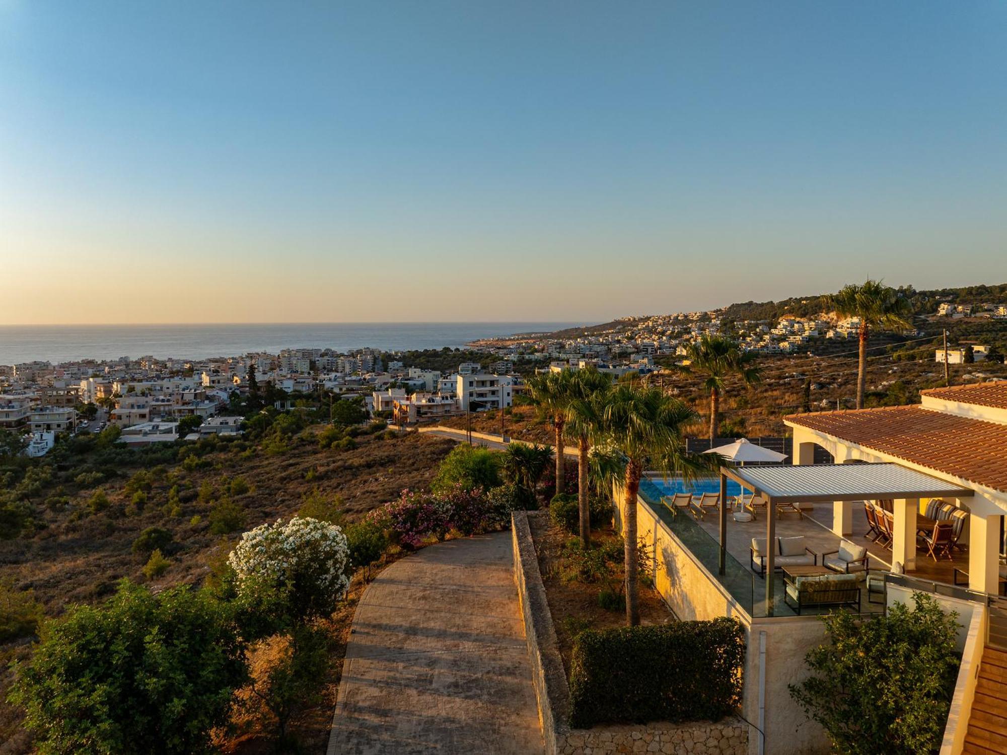 Karmilos hill villa La Canea Exterior foto